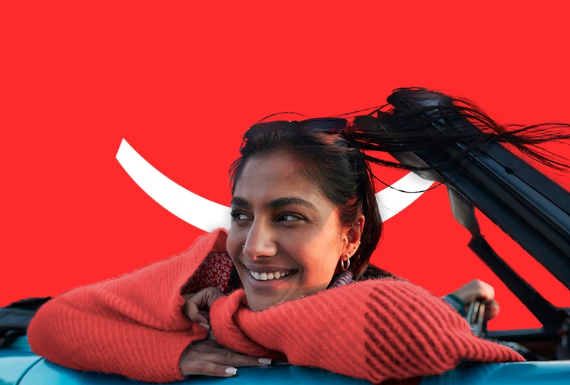 Жінка в автомобілі