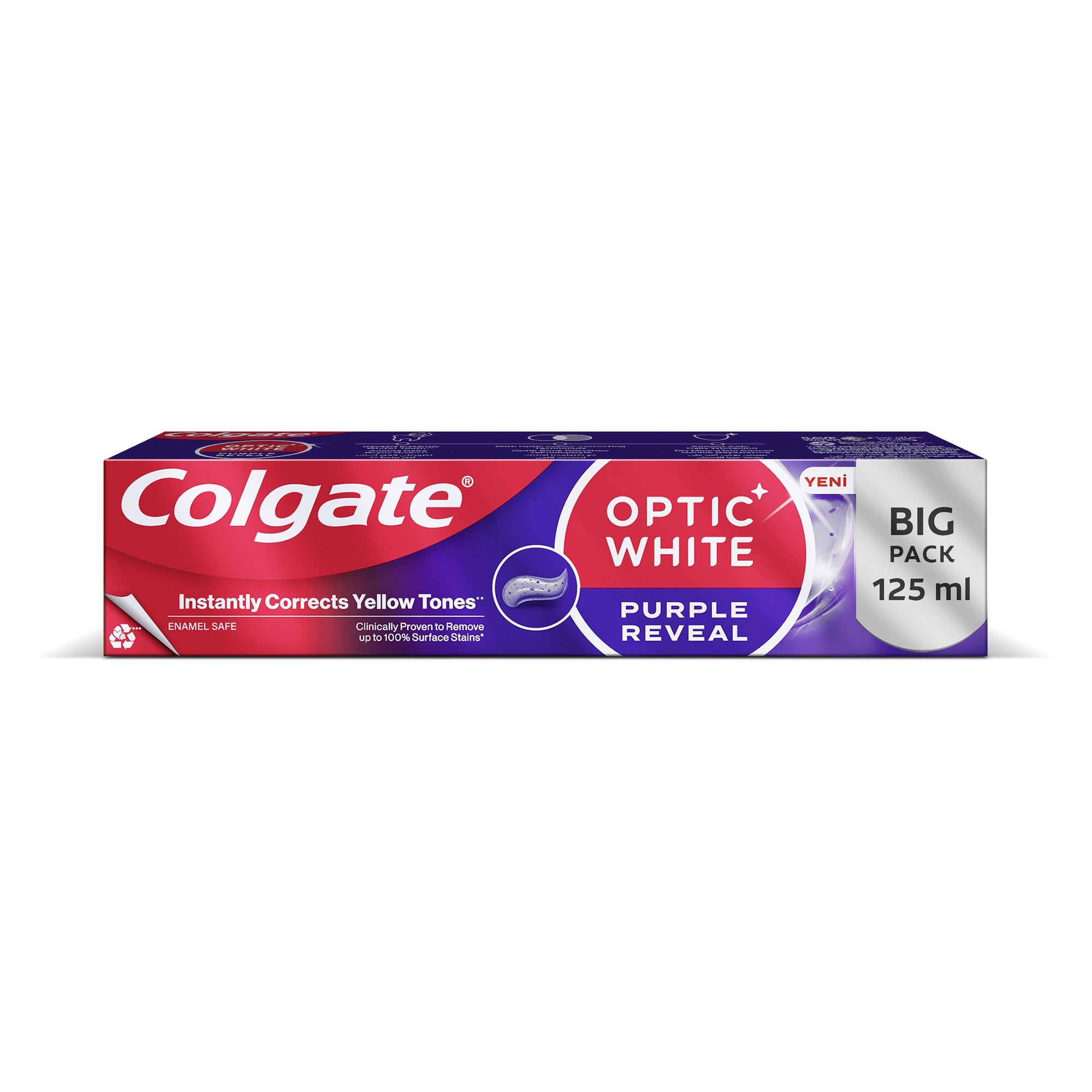 Зубна паста Colgate Optic White Purple Reveal | Colgate Optic White