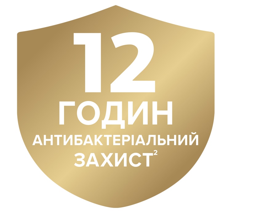 12 ГОДИН АНТИБАКТЕРІАЛЬНОГО ЗАХИСТУ²