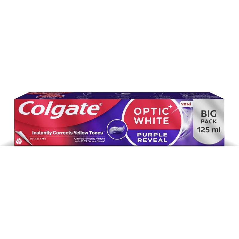Зубна паста Colgate Optic White Purple Reveal