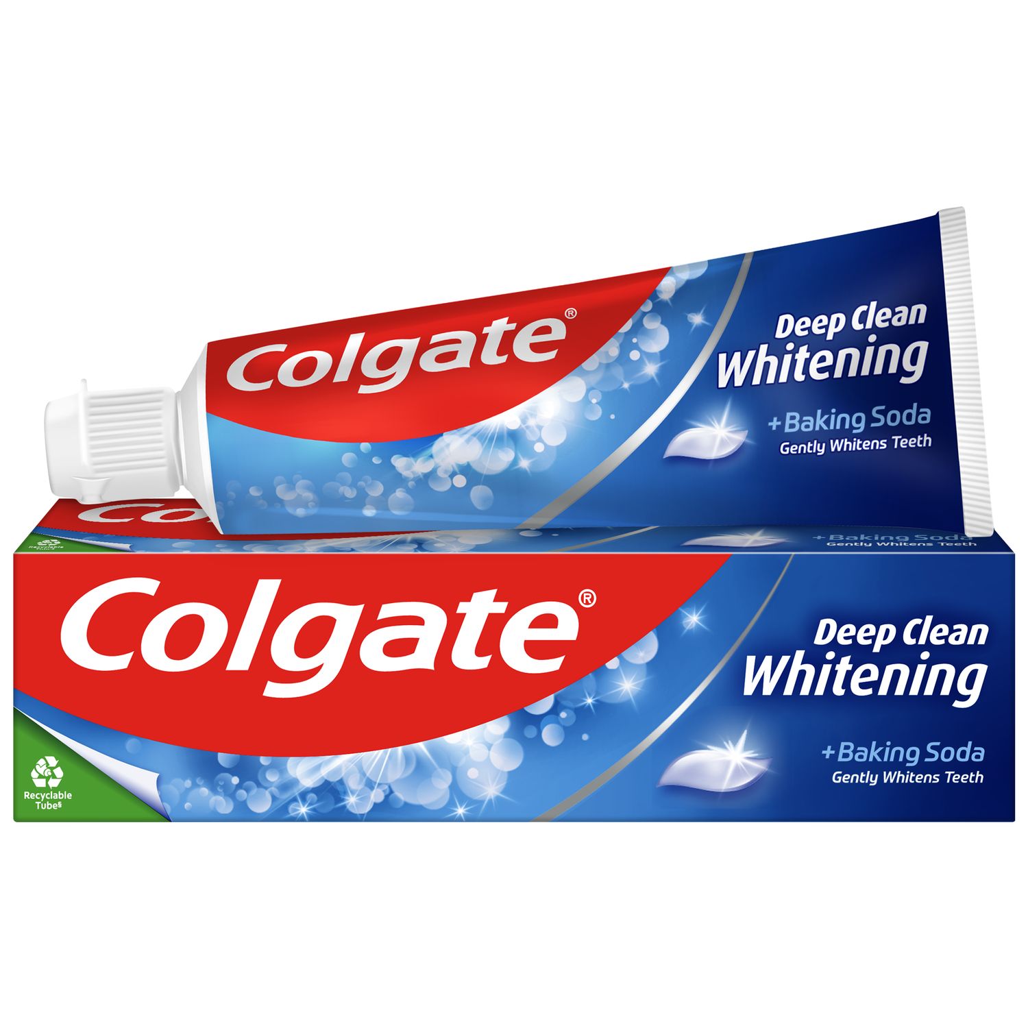 Зубна паста для відбілювання Colgate Deep Clean Whitening із харчовою содою