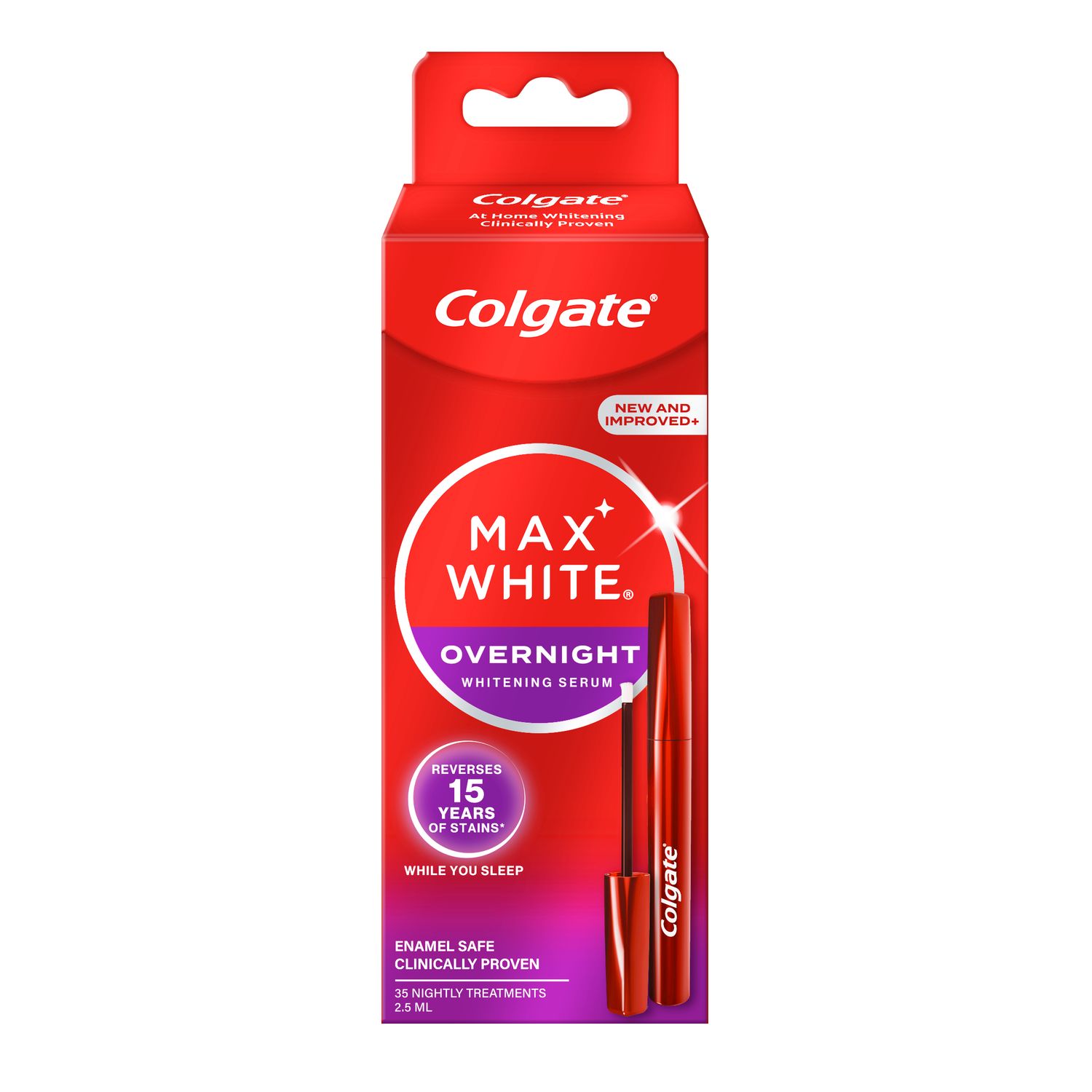 Нічна сироватка для відбілювання зубів Colgate Max White Overnight