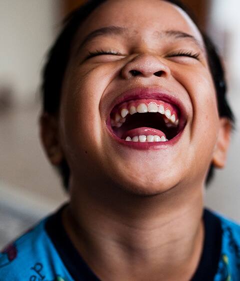 boy smiling