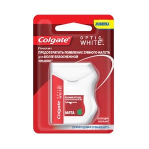 Зубна Нитка Colgate® Optic White™*, 25м